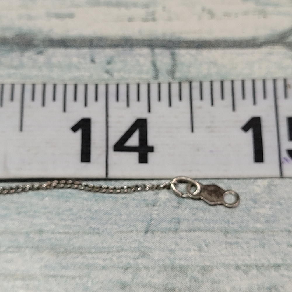 Speidel Sterling Serenity Prayer Pendant Necklace. - Picture 8 of 12